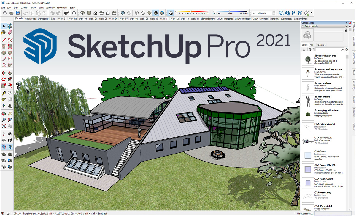 SketchUp PRO versie 2021 | c3a