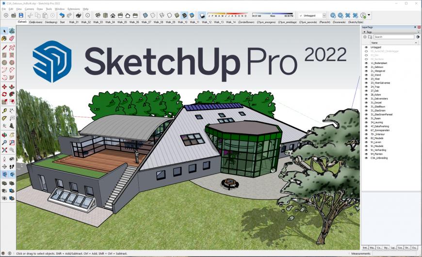 SketchUp PRO versie 2022 c3a